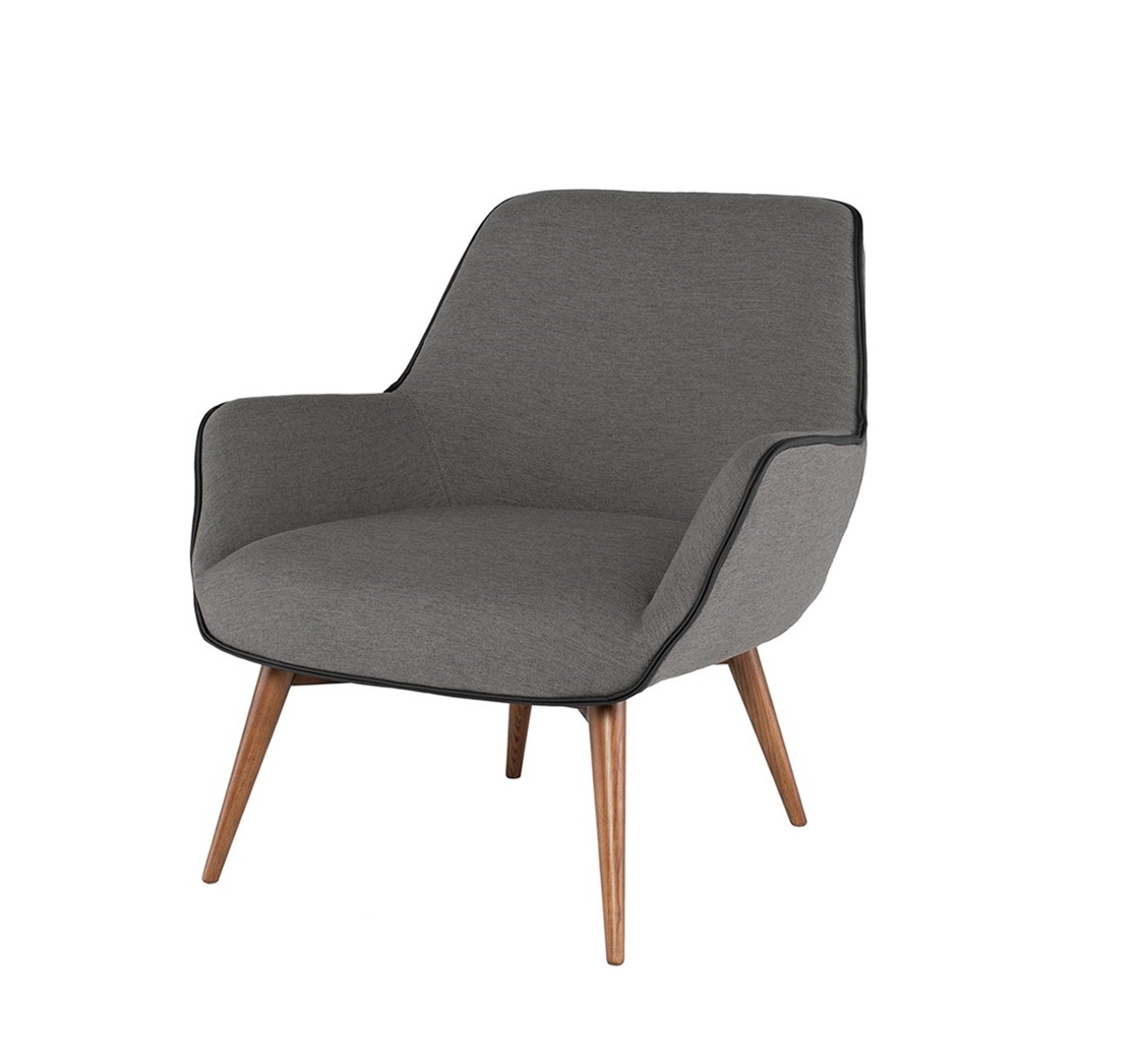 Nuevo Living Sofas, Gretchen Slate Grey Occasional Chair Brooklyn, New York - Furniture by ABD