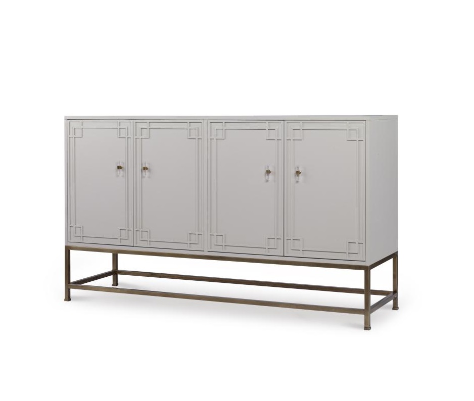 Century Furniture Four Door Tall Credenza With Tray Drawers for sale online Brooklyn, New York