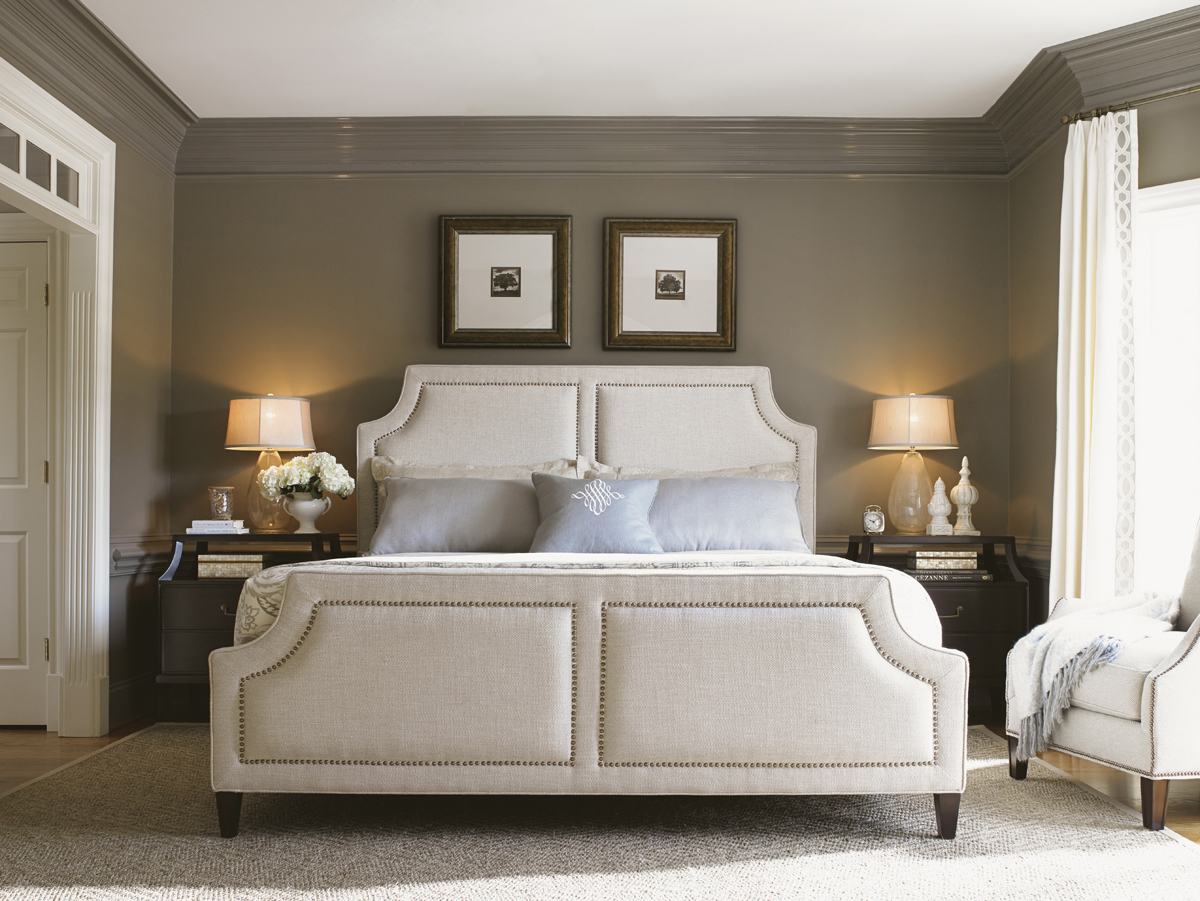 Kensington Place Chadwick Upholstered Bed, Lexington Modern Design Bedroom Furniture