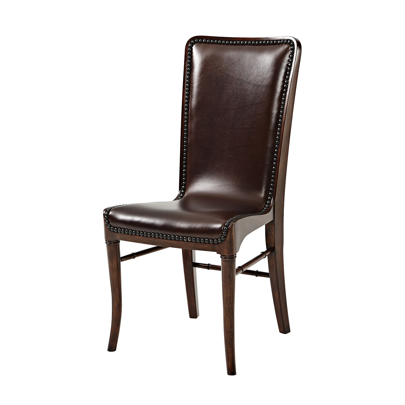 Leather Sling Chair, Theodore Alexander Chairs,  Brooklyn, New York, Furniture by ABD