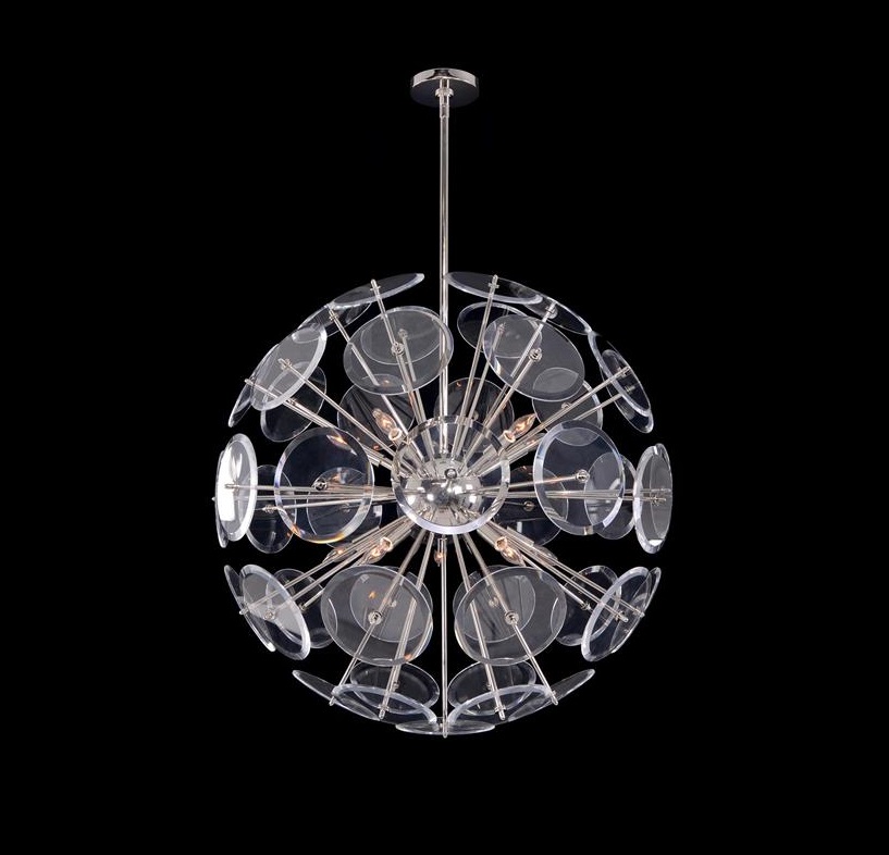 Echo Glass Globe Single Pendant, John Richard Pendant, Brooklyn, New York, Furniture y ABD