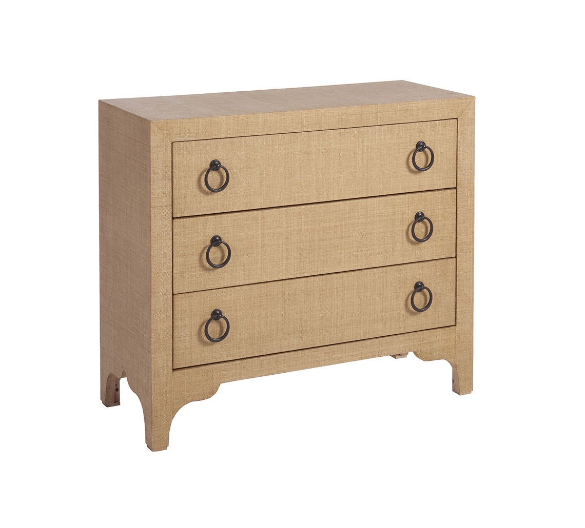 Balboa Island Raffia Hall Chest, Lexington Home Brands Wooden Chest Of Drawers For Sale Brooklyn, New York - Furniture by ABD