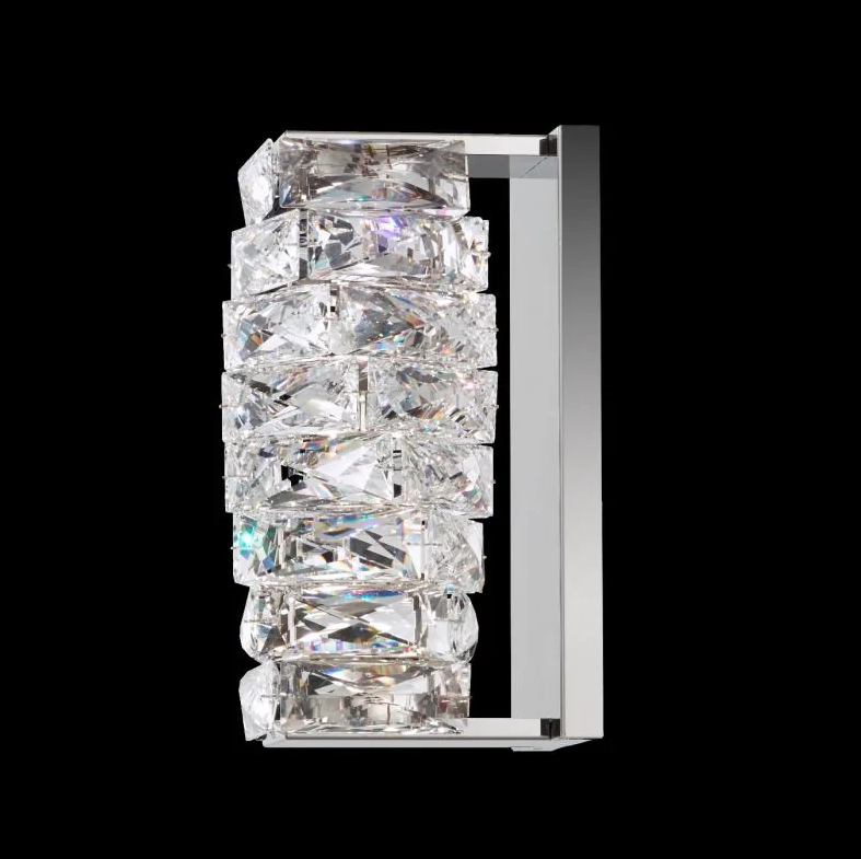Schonbek Crystal Wall Sconce Brooklyn, New York, Furniture by ABD 