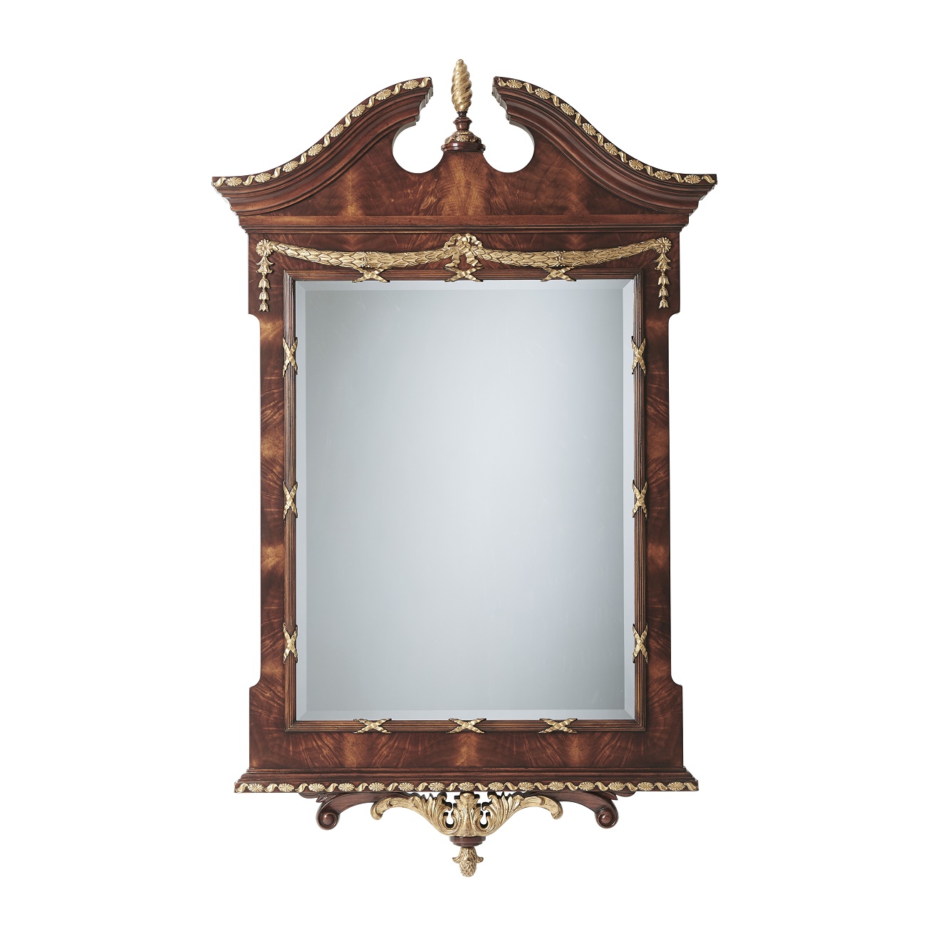 The India Silk Bedroom Mirror, Theodore Alexander Mirror, Brooklyn, New York, Furniture by ABD