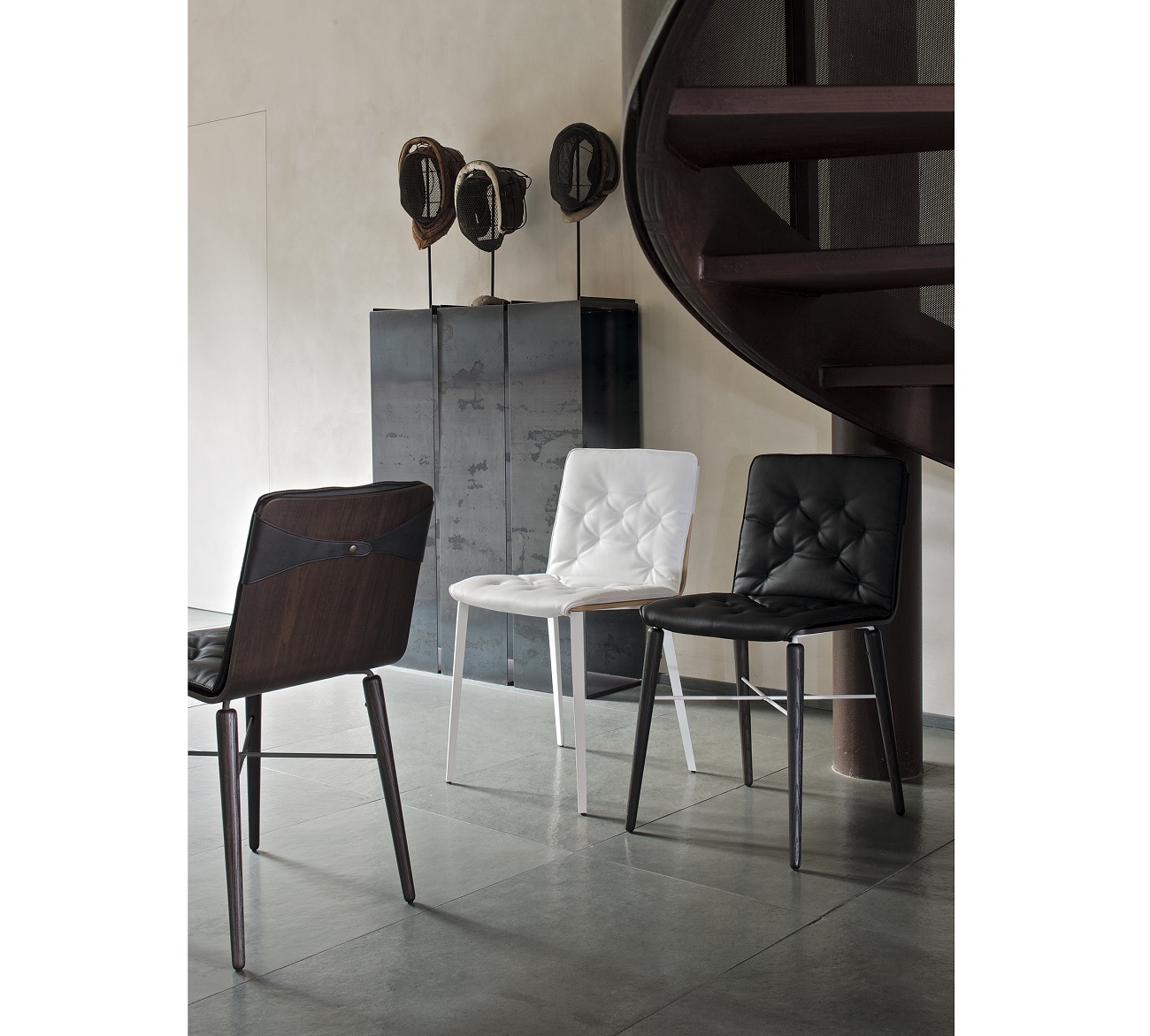 Kate Chair / Wood Legs with Cushion, Bontempi Chairs