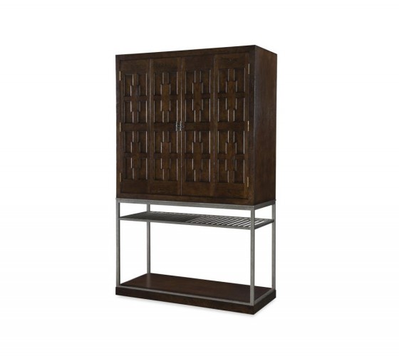 Century Furniture Casa Bella Burl Bar Cabinet - Sierra Finish Brooklyn, New York 
