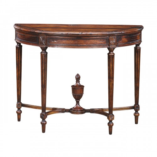 Hand Carved Rosettes Console, Theodore Alexander Console Brooklyn, New York