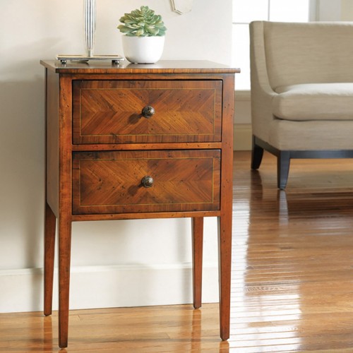 Modern History Continental Two Drawer Stand For Sale Cheap Brooklyn, New York              