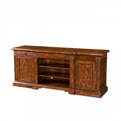 Country Entertainment Media Cabinet, Theodore Alexander Cabinet, Brooklyn, New York, Furniture by ABD
