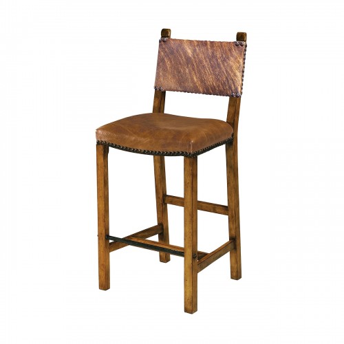 A Director Bar Chair Stool, Leather Directors Chair Counter Height