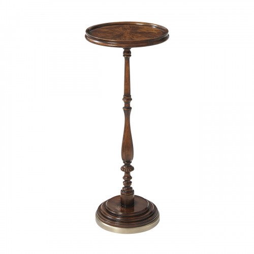 Sunderland Candle Stand Accent Table, Theodore Alexander Table, Brooklyn, New York, Furniture by ABD