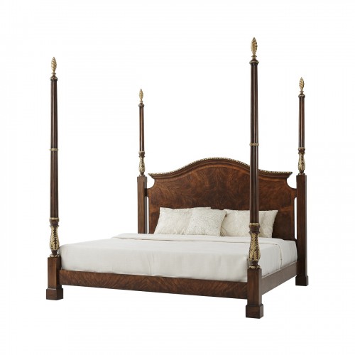 The India Silk Bed, Theodore Alexander Bed, Brooklyn, New York, Furniture by ABD