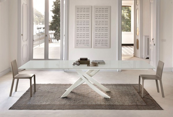 Artistico Glass Table, Bontempi CASA Dining Table