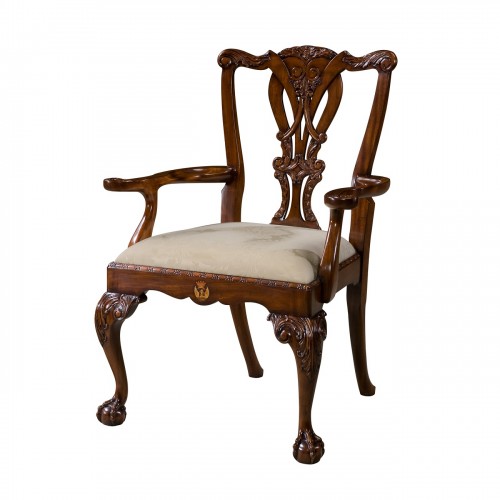 Crested Chair, Theodore Alexander Chairs Brooklyn, New York