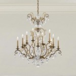 Traditional Classic Schonbek Chandeliers, Furniture by ABD, Accentuations 