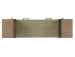 Lexington Glass and Wood Console Table Brooklyn, New York