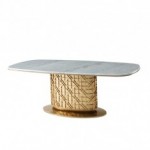 Colter Oval Dining Table, Theodore Alexander Table Brooklyn, New York