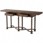 The Hunt Table, Theodore Alexander Table, Brooklyn, New York, Furniture by ABD
