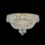 Schonbek close to ceiling crystal light fixtures Brooklyn,New York- Accentuations Brand 