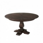 Victory Oak Jupe Table, Theodore Alexander Table, Brooklyn, New York, Furniture by ABD