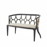 Connaught Settee, Theodore Alexander Settee, Brooklyn, New York, Furniture by ABD
